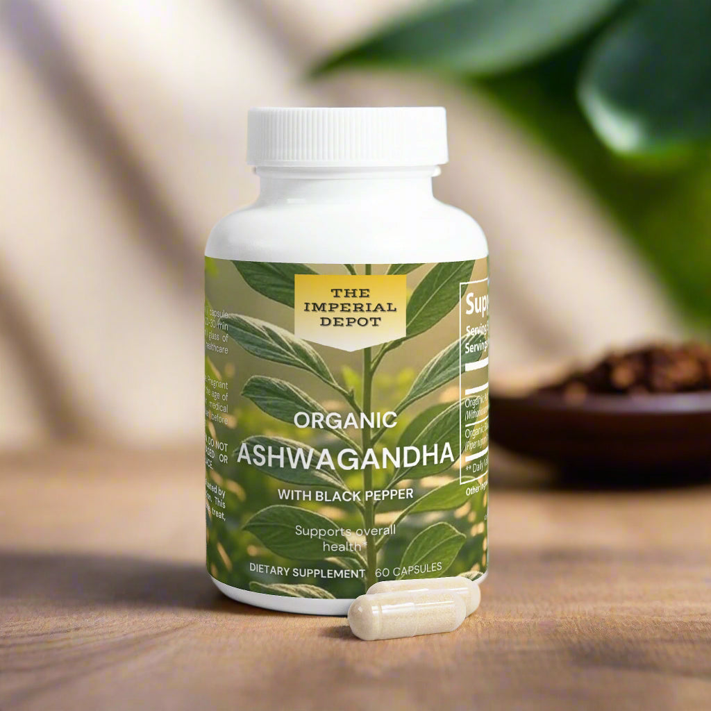 PURE AND NATURAL ASHWAGANDHA WITH BLACK PEPPER