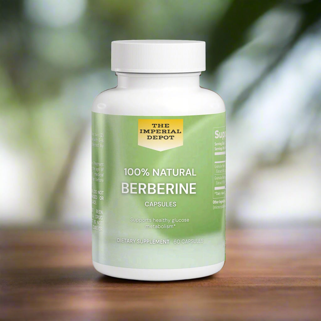 100% NATURAL BERBERINE CAPSULES