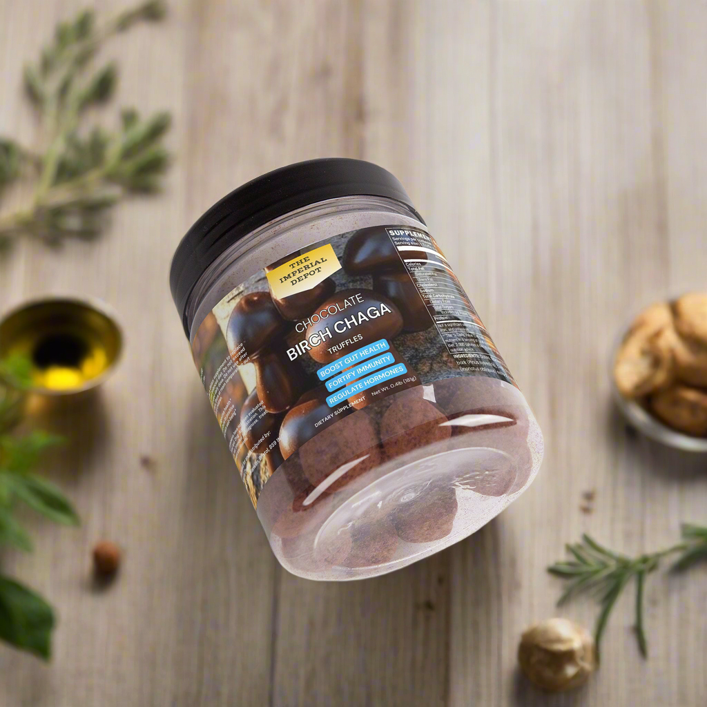 BIRCH CHAGA CHOCOLATE TRUFFLES