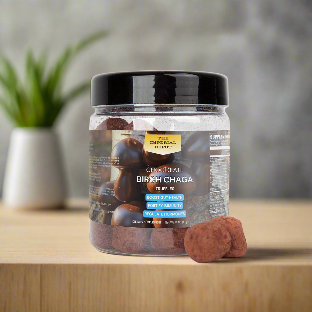 BIRCH CHAGA CHOCOLATE TRUFFLES