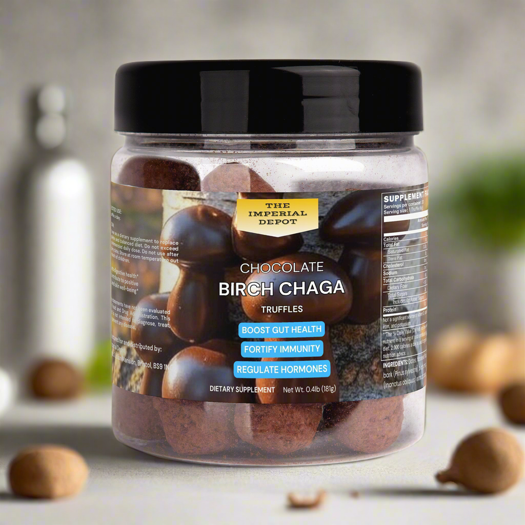 BIRCH CHAGA CHOCOLATE TRUFFLES